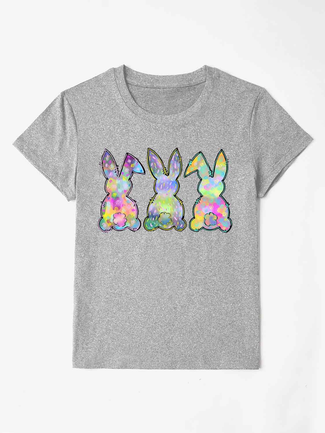 PREORDER- Rabbit Round Neck Short Sleeve T-Shirt