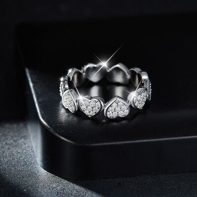 PREORDER- Moissanite 925 Sterling Silver Heart Shape Ring