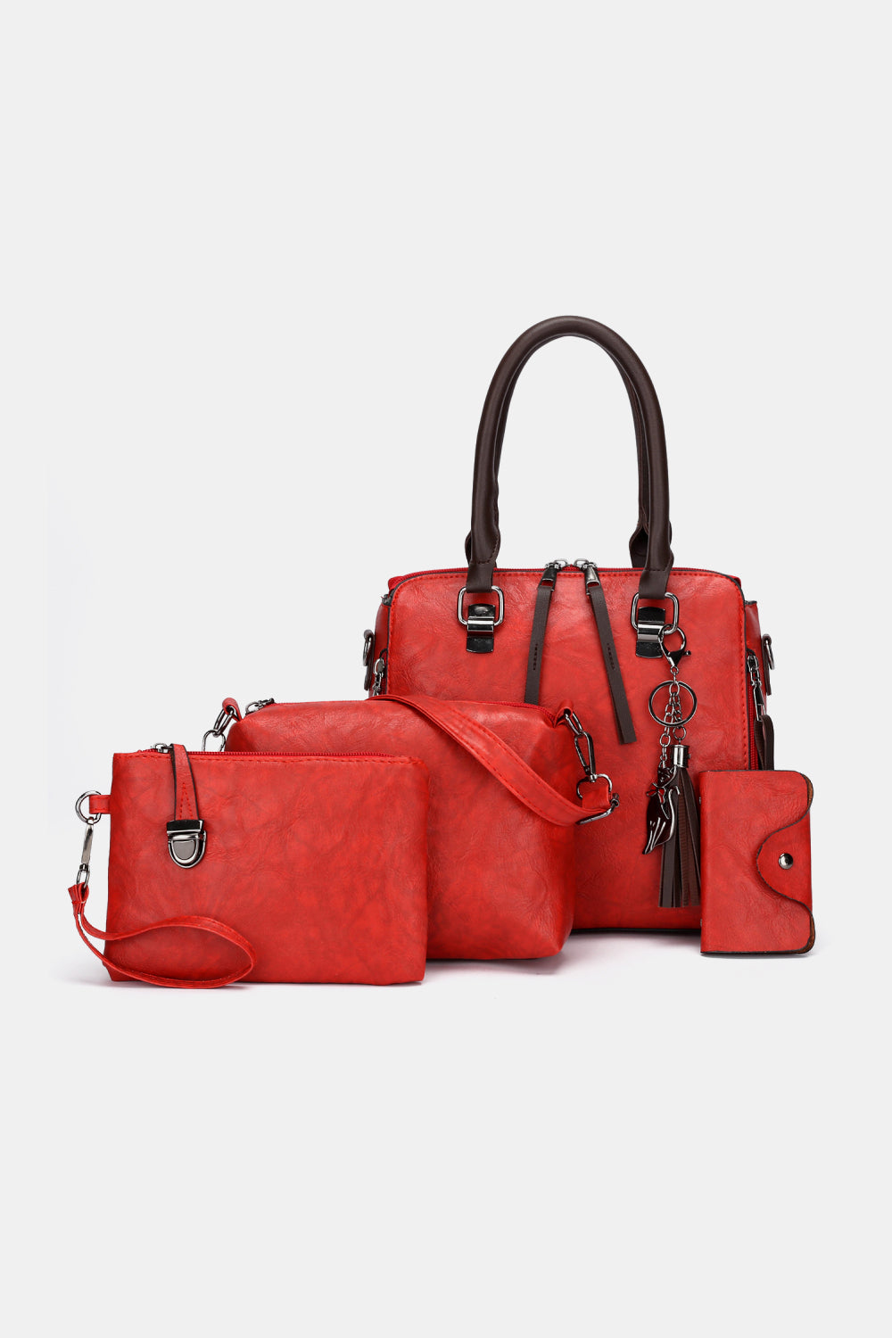 PREORDER- 4-Piece PU Leather Bag Set