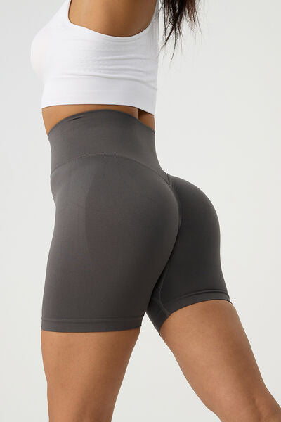 PREORDER- High Waist Wide Waistband Active Shorts