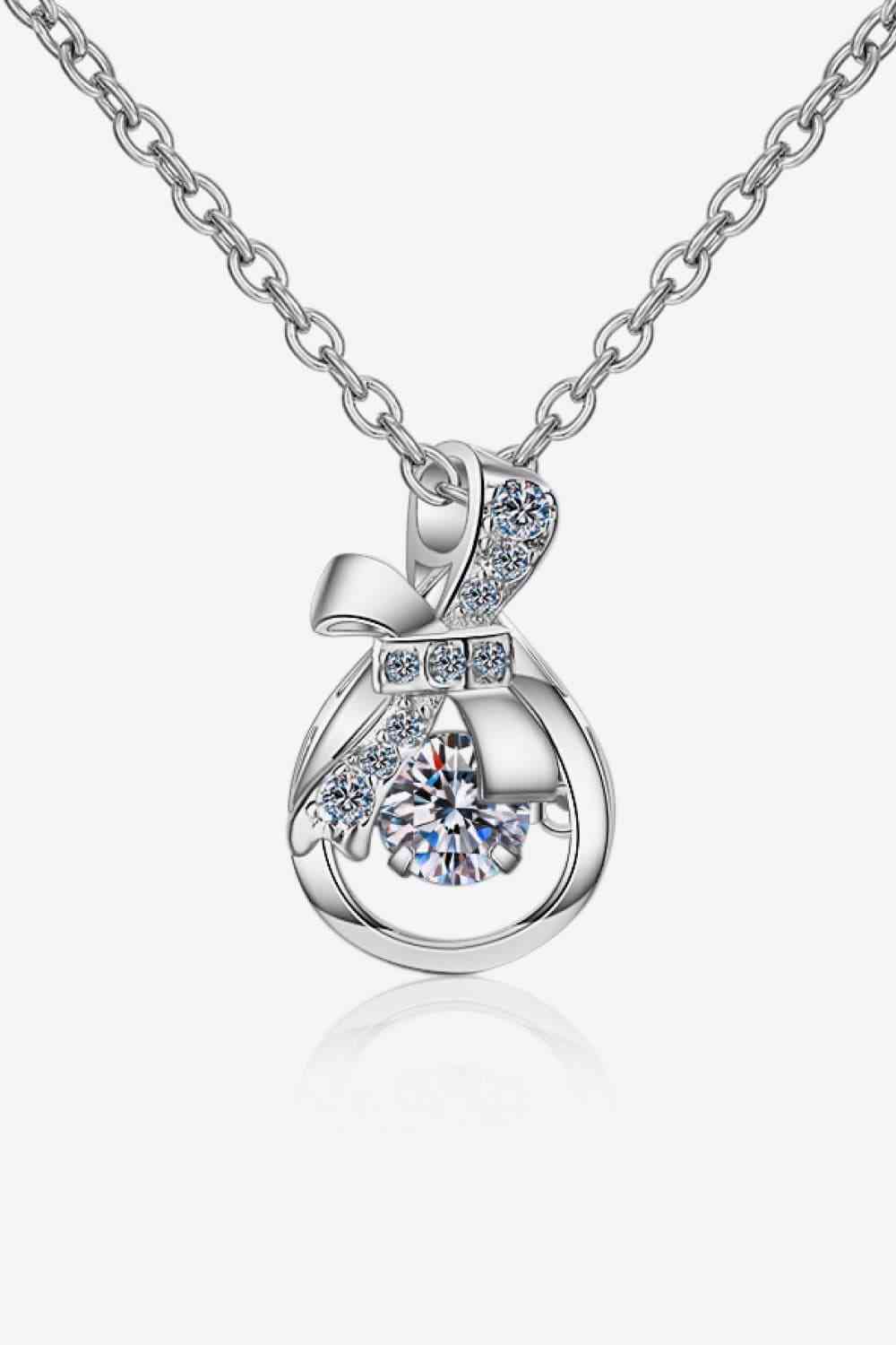 PREORDER- 1 Carat Moissanite 925 Sterling Silver Necklace