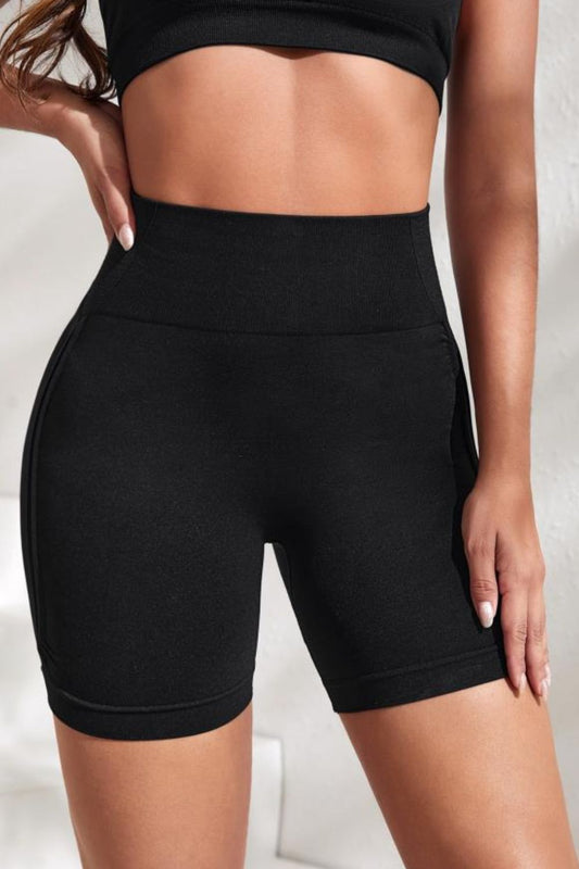 PREORDER- Slim Fit High Waistband Active Shorts