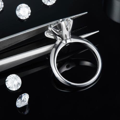 PREORDER- 5 Carat Moissanite 925 Sterling Silver Ring