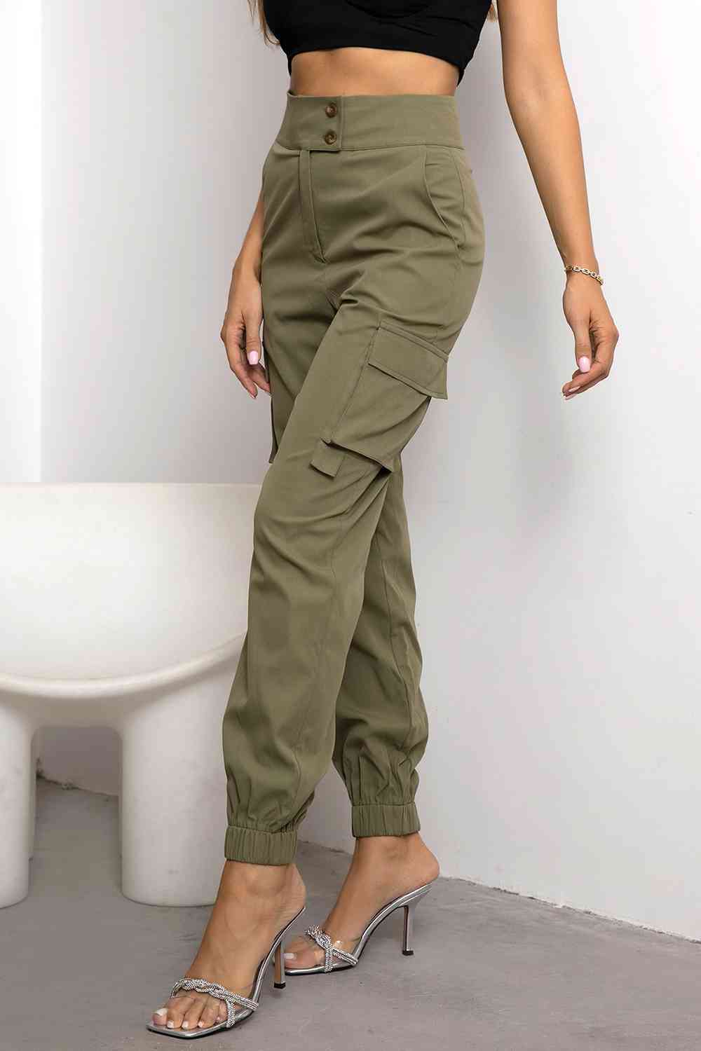 PREORDER- High Waist Cargo Pants